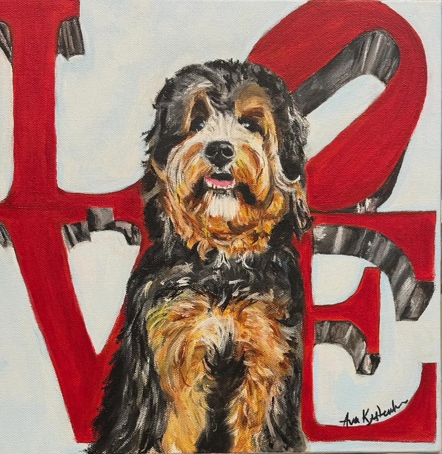 Feast your eyes on Frankie!! She is a two year old Big, Beautiful, Bouncy Bernadoodle!! Her humans named her to honor Ben Franklin, and commemorate where they met.. UPenn.  She is quiet and cuddly and very loved!!
Swipe left to see the photo inspirin