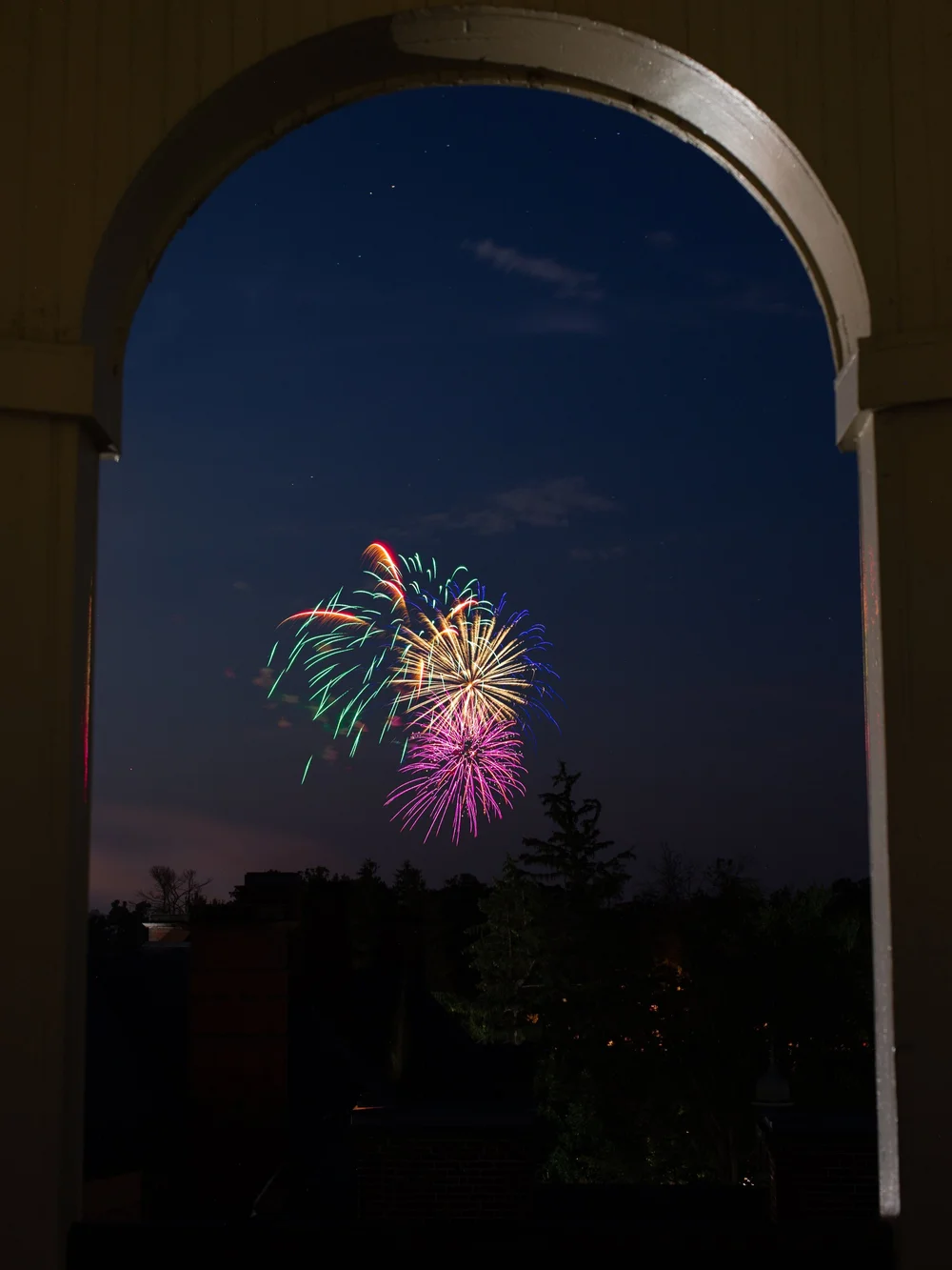 Shadow Ridge Fireworks Fireworks from the Cupola — Seminary Ridge Museum