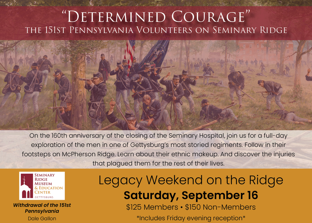 Seminary Ridge Map “Determined Courage”: The 151st Pennsylvania Volunteers on Seminary ...