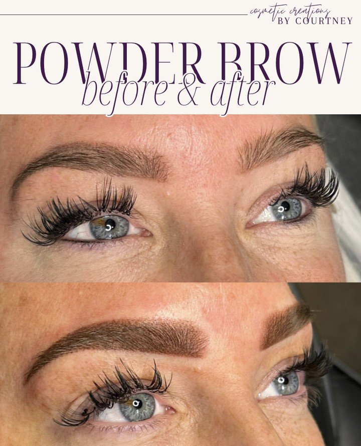 The soft, polished brows of your dreams ✨⁠
⁠
Powder brows give you that effortlessly filled-in look, like your favorite brow product, but permanent.⁠
⁠
Perfect for anyone who wants defined, fluffy brows without the daily routine. No more pencils. No 
