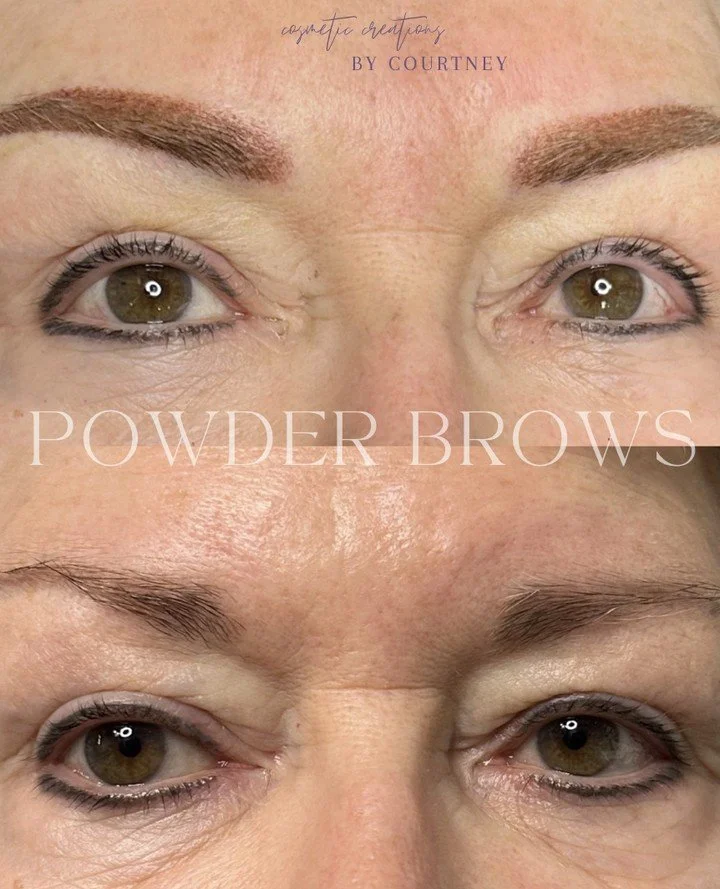 Soft powder brows and lash line enhancement to enhance features, while keeping her looking natural and timeless ✨⁠
⁠
⁠
#azmicroblading #azbrows #gilbertbrows #semipermanentmakeup #pmua #browtatoo #browlifft #scottsdalebrows #phxbrows #microblading #b