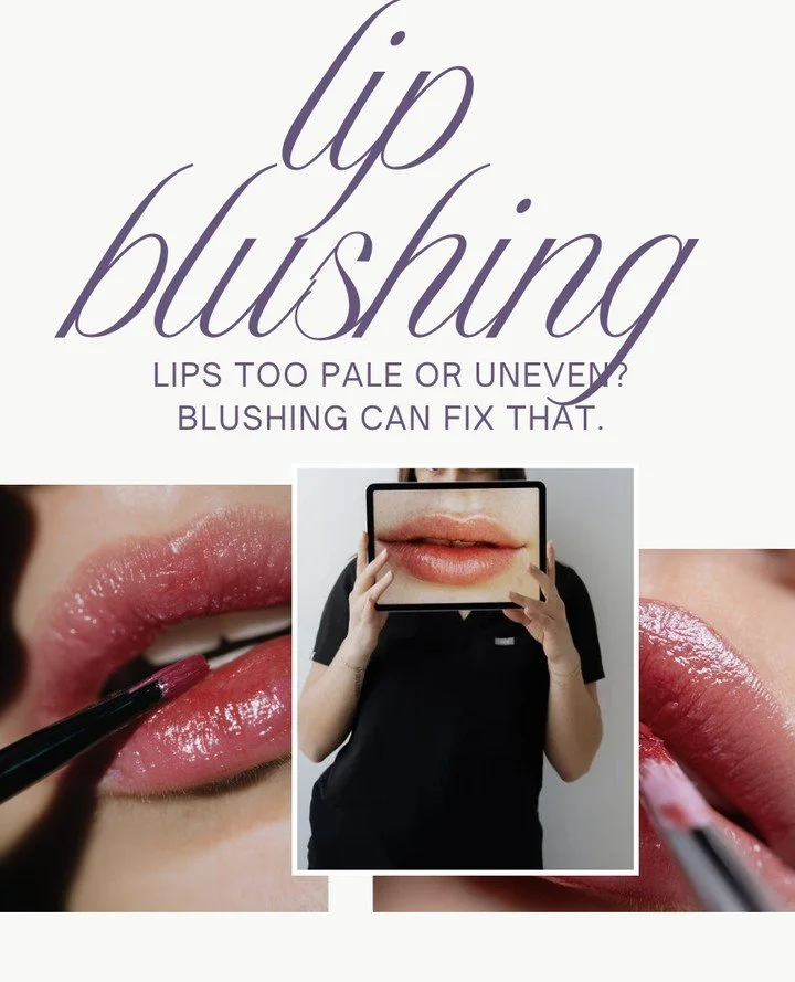 For our pale lip girlies 💕If your lips disappear without lipstick or your color looks uneven, lip blush was made for you.⁠
⁠
It adds natural color, evens out tone, and brings balance back to your lips, permanently.⁠
⁠
No more guessing which lipstick