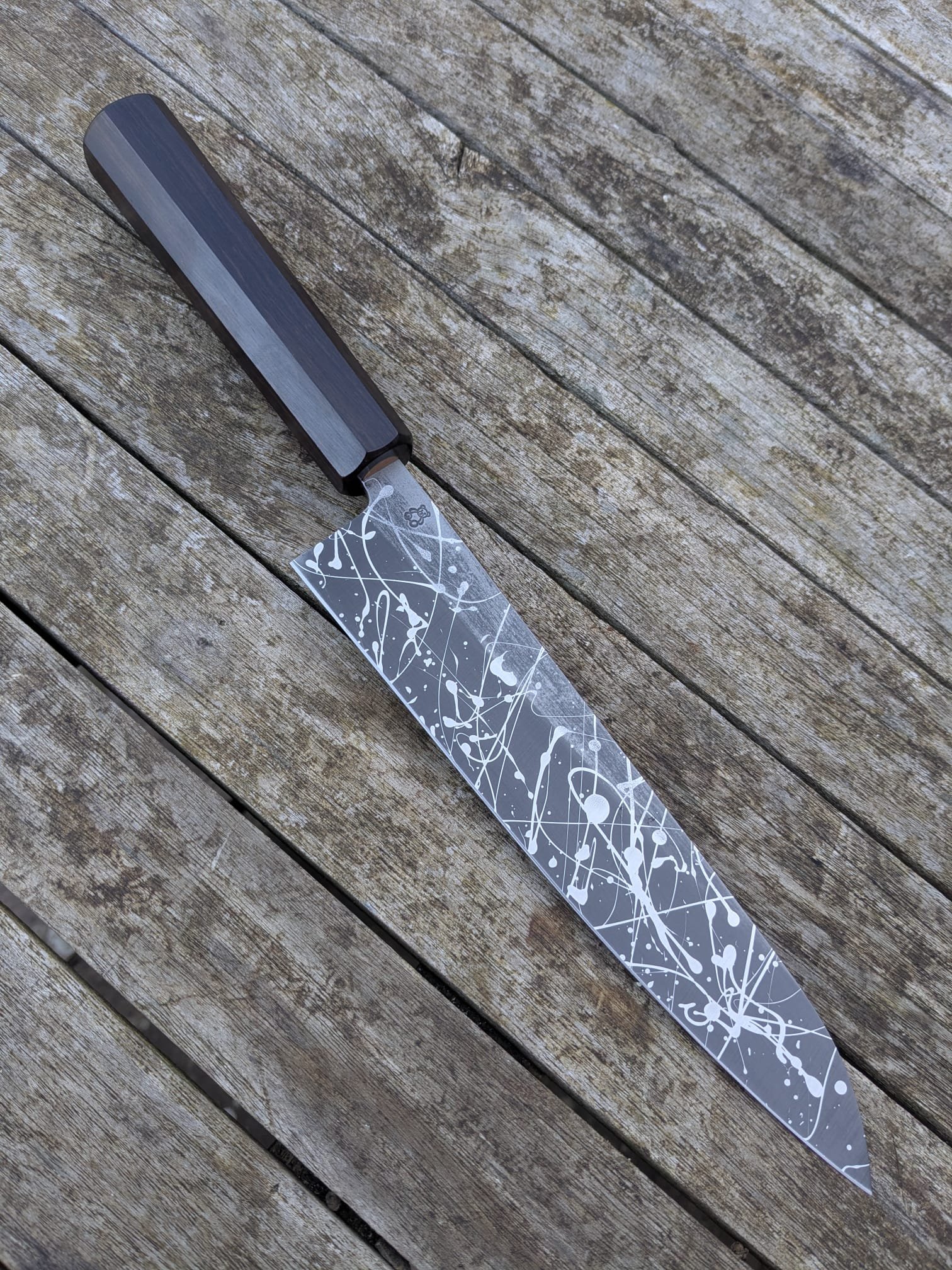 Blackwood Gyuto | knife | chefs knife | bespoke knife making | custom knife | Surrey | Guildford | Godalming