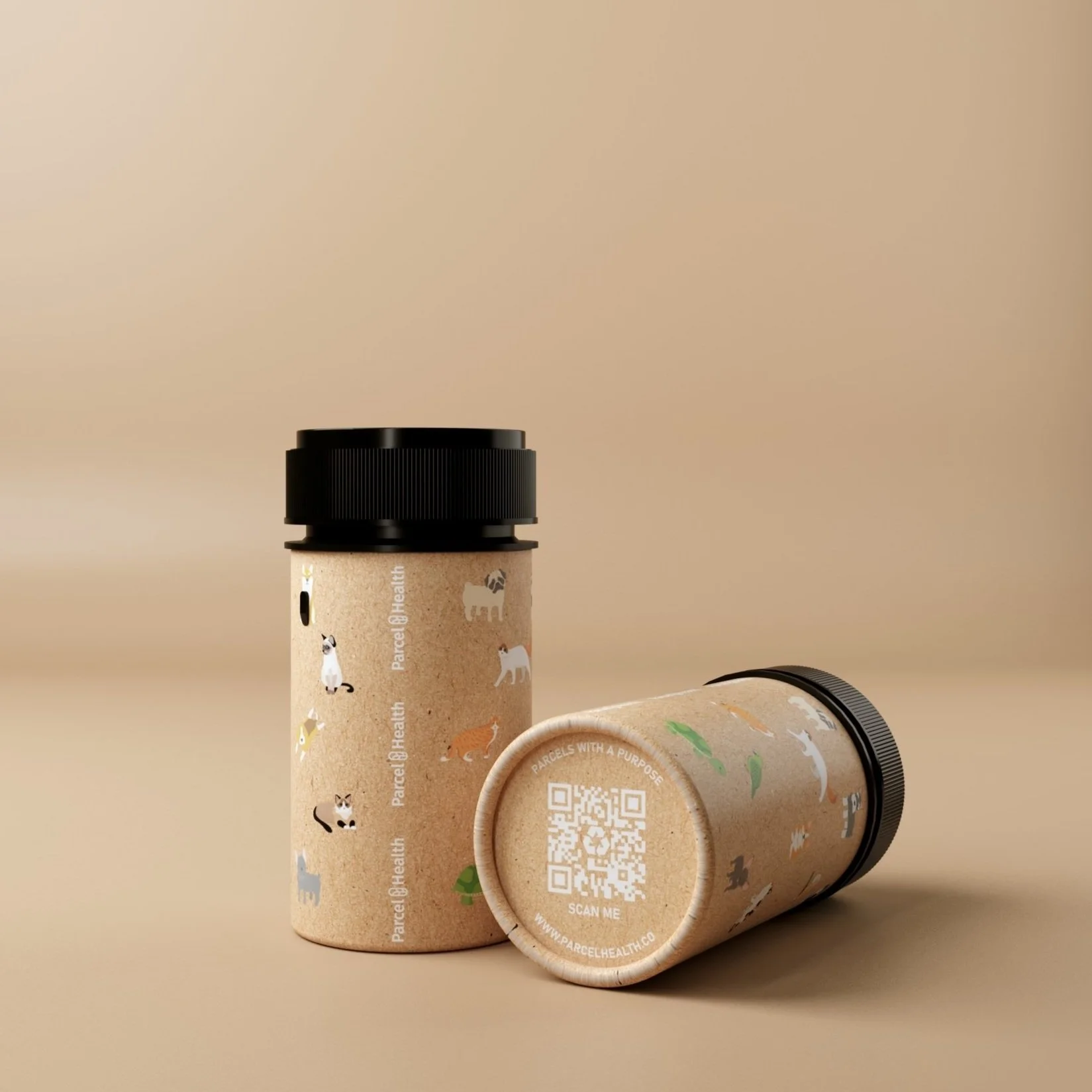 Parcel Health Tully Tube Pet Design