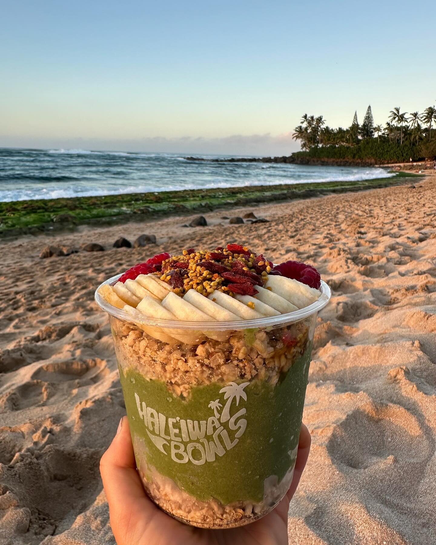 Hawai&rsquo;i, food edition 🥥

1. Green Bowl from @haleiwabowls to watch the sunset. Gingery perfection.

2. Poke picnic eaten on Moku Nui, an island we kayaked to from Kailua Beach. Hands down the best poke I&rsquo;ve ever had @kbaybros.ice

3. Bla