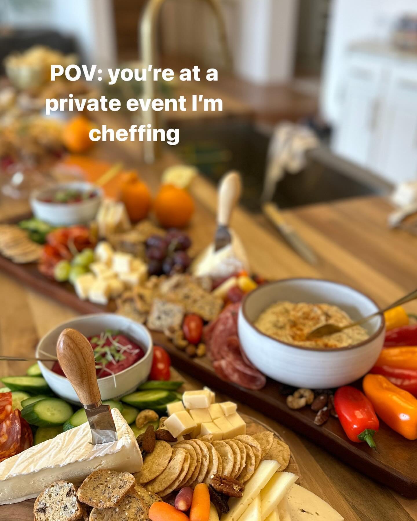 A little private event in Albuquerque 👩🏻&zwj;🍳

Grazing Board
Falafel Bites and Tzatziki
Sea Salt Peanut Butter Cookies
Focaccia Sandwich Bites
Almond Berry Ricotta Cake
Quiche Lorraine

#privatechef #privatechefnm #privatechefnewmexico #privatech