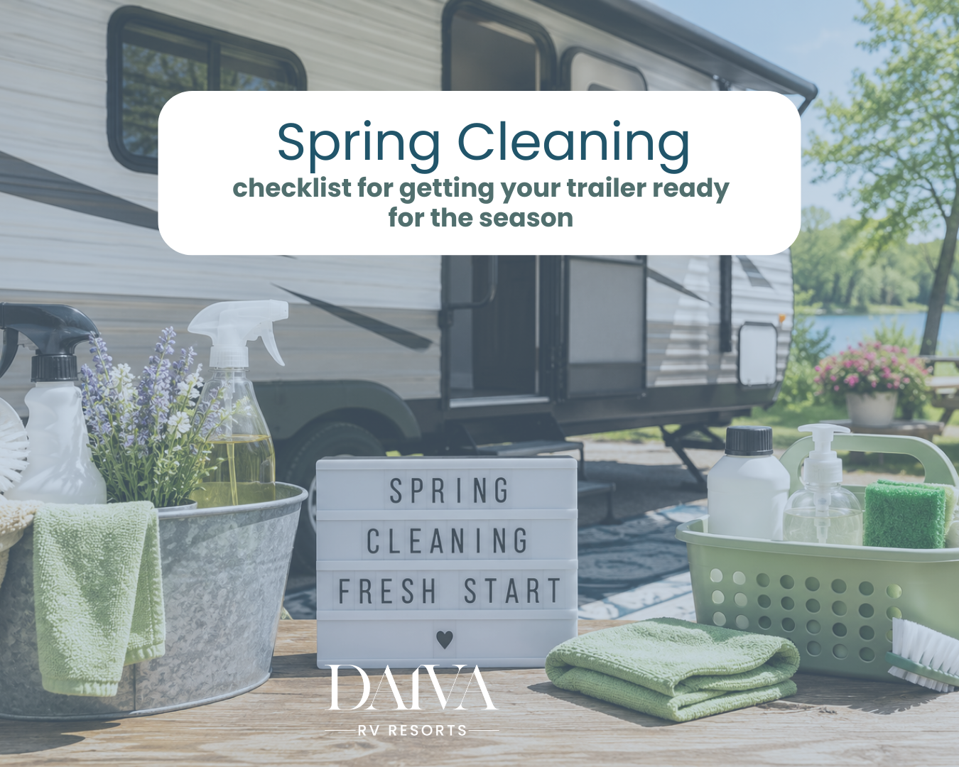 Spring Trailer Opening Checklist