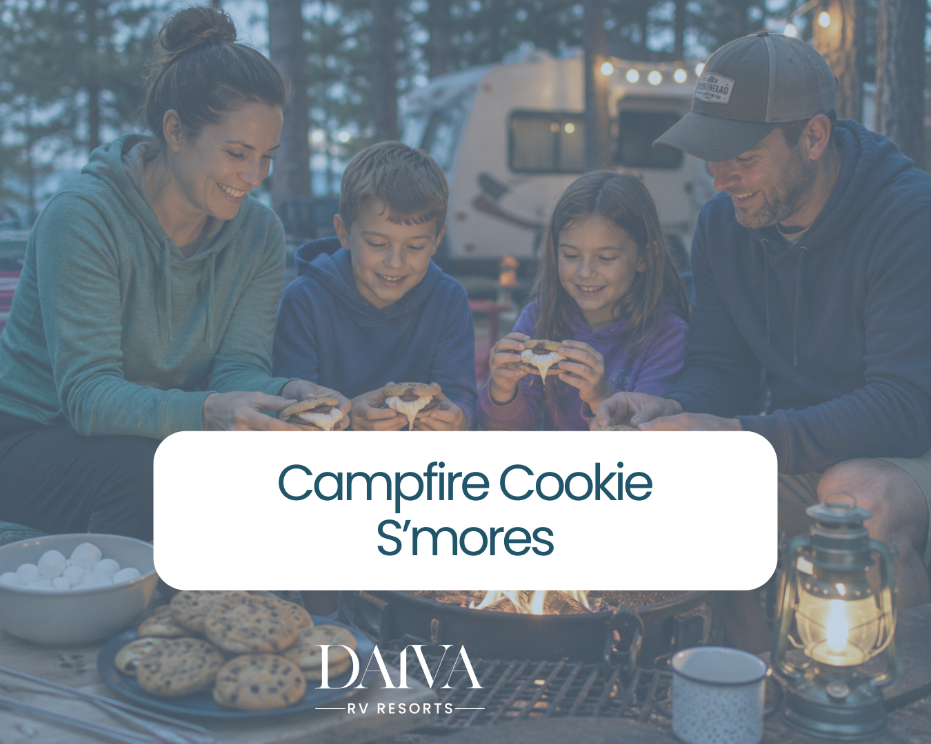 Campfire Cookie S'mores