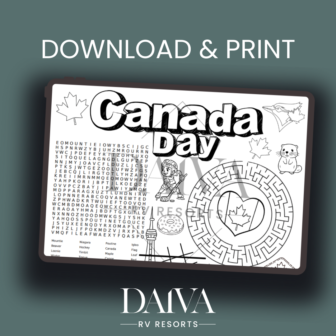 Canada Day Activity Sheet