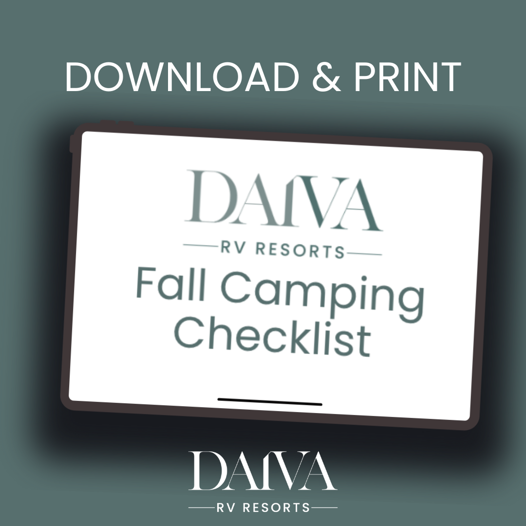 Fall Camping Checklist