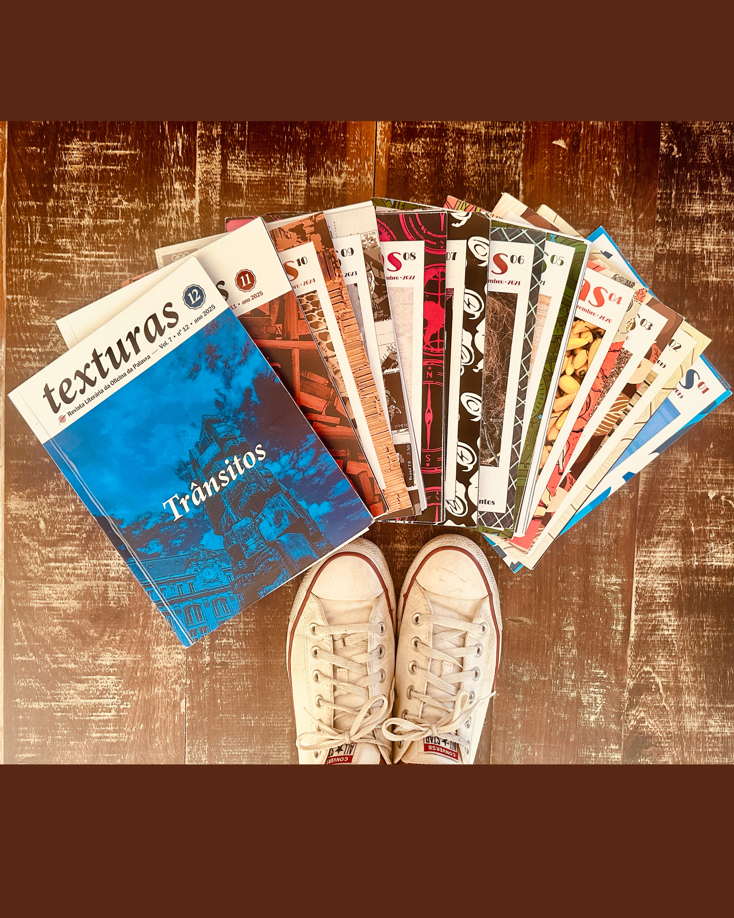 Conheça Texturas, nossa revista literária.