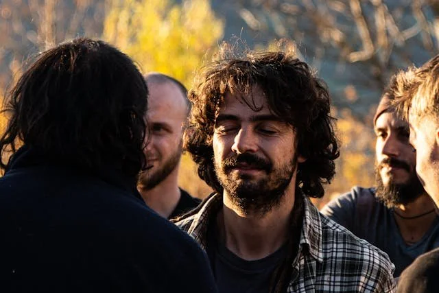 A group healing session