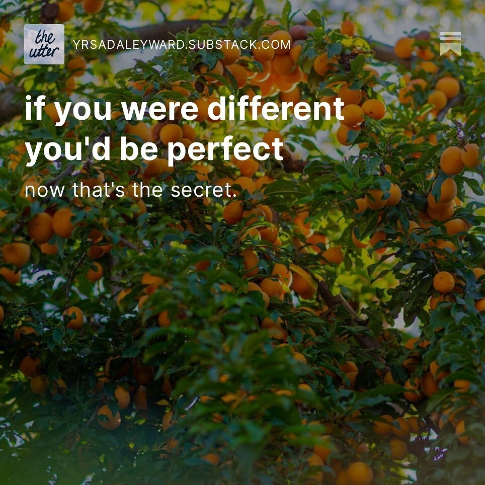This poem is in response to a poem by a woman 
in which her (lover?) 
told her that all she needed to do to be Perfect was to be Different, 
and all she needed to do 
to be Loved Better was to Be Better. (See how they get you?)
They tell you you're A