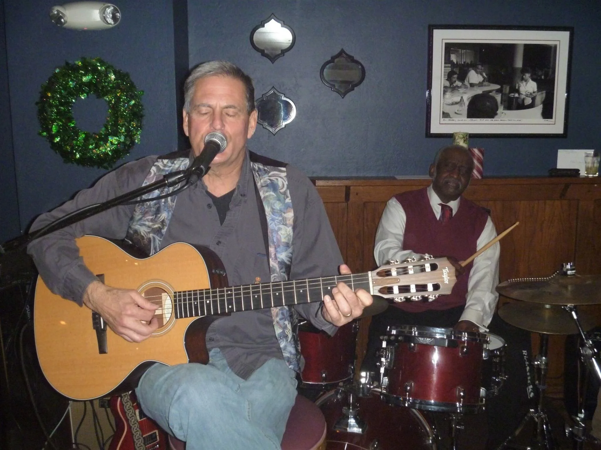 With Rogues on the Run - Bernard Purdie on drums.