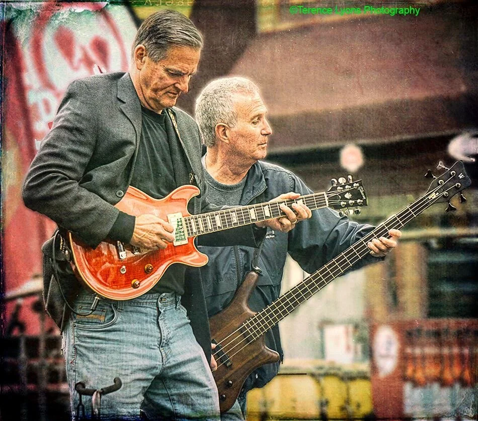 With Rogues on the Run - Phil Spennato on bass.