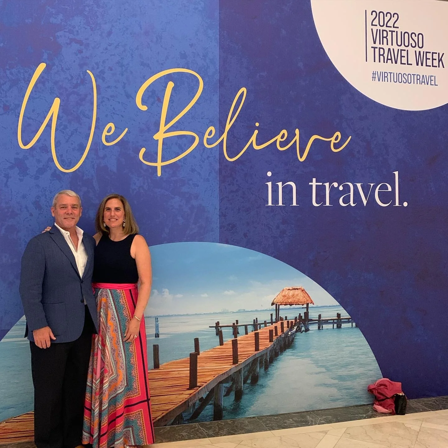 Elizabeth Cincotta luxury travel advisor at Virtuoso travel event Boston