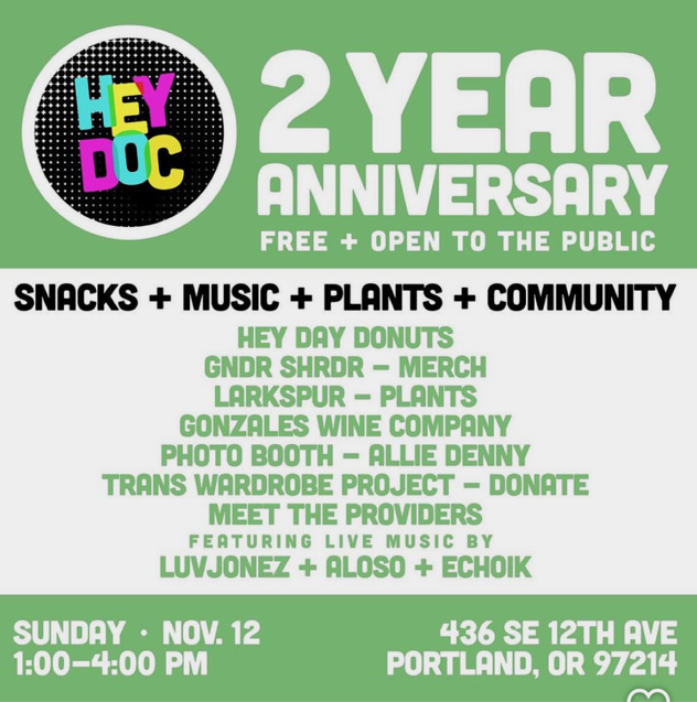 Hey Doc Clinic: Two Year Anniversary