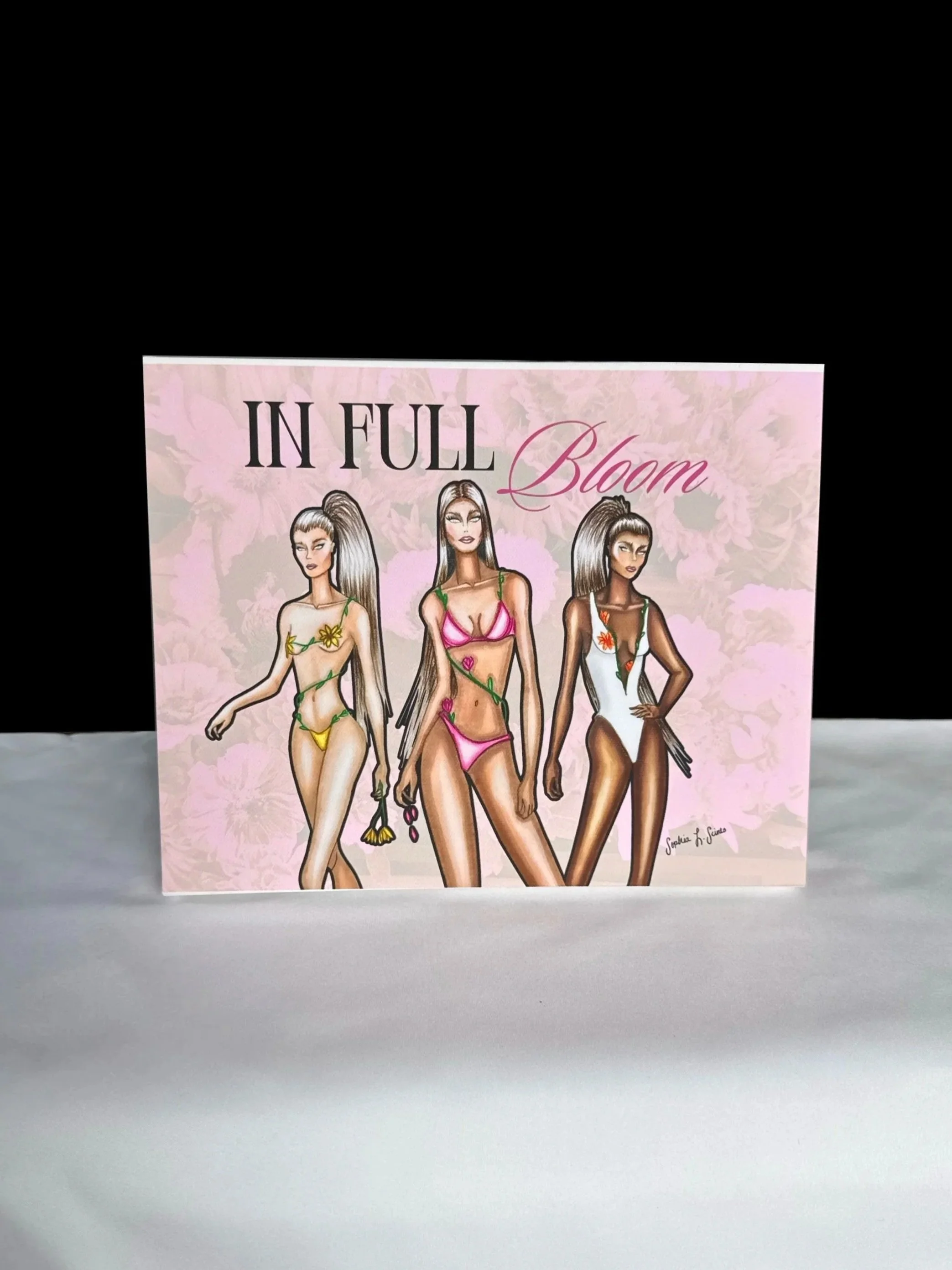 In Full Bloom | 8x10" Fashion Illustration Canvas Print