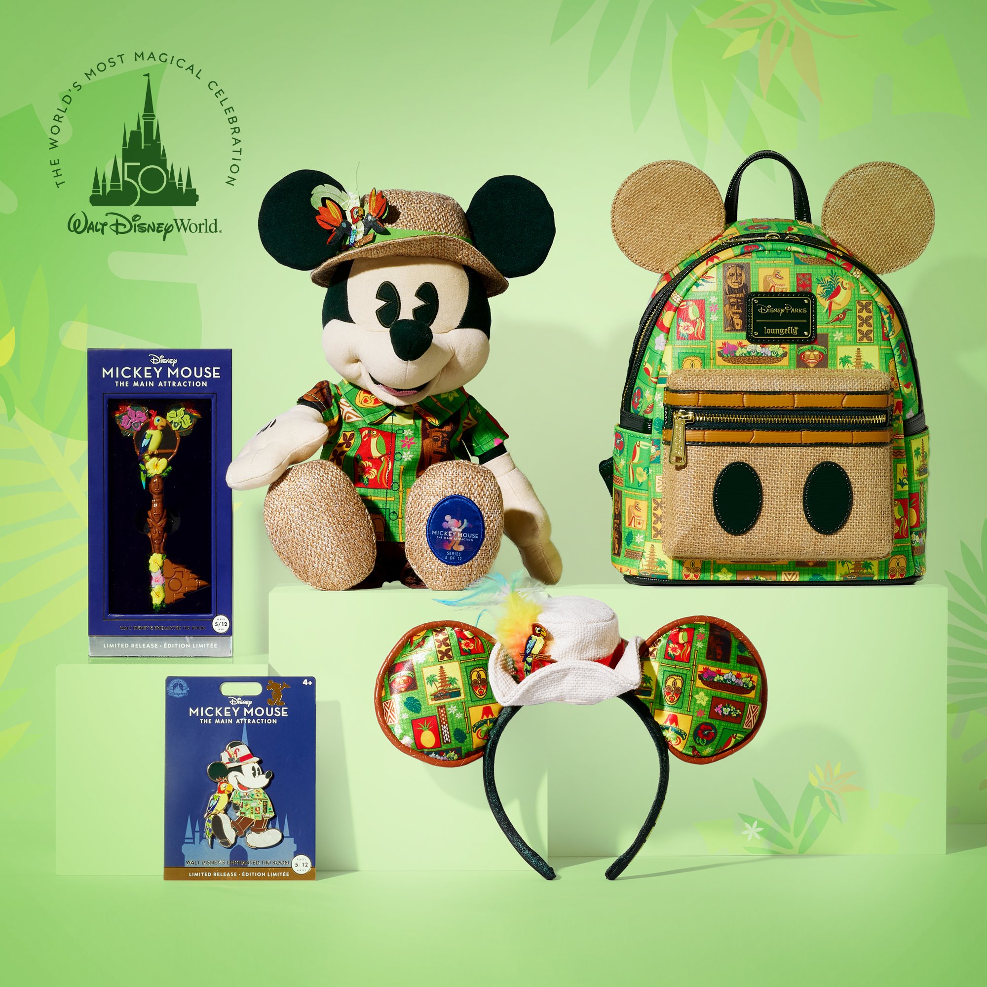 Loungefly Mickey Mouse: The Main Attraction Mini Backpack, Series