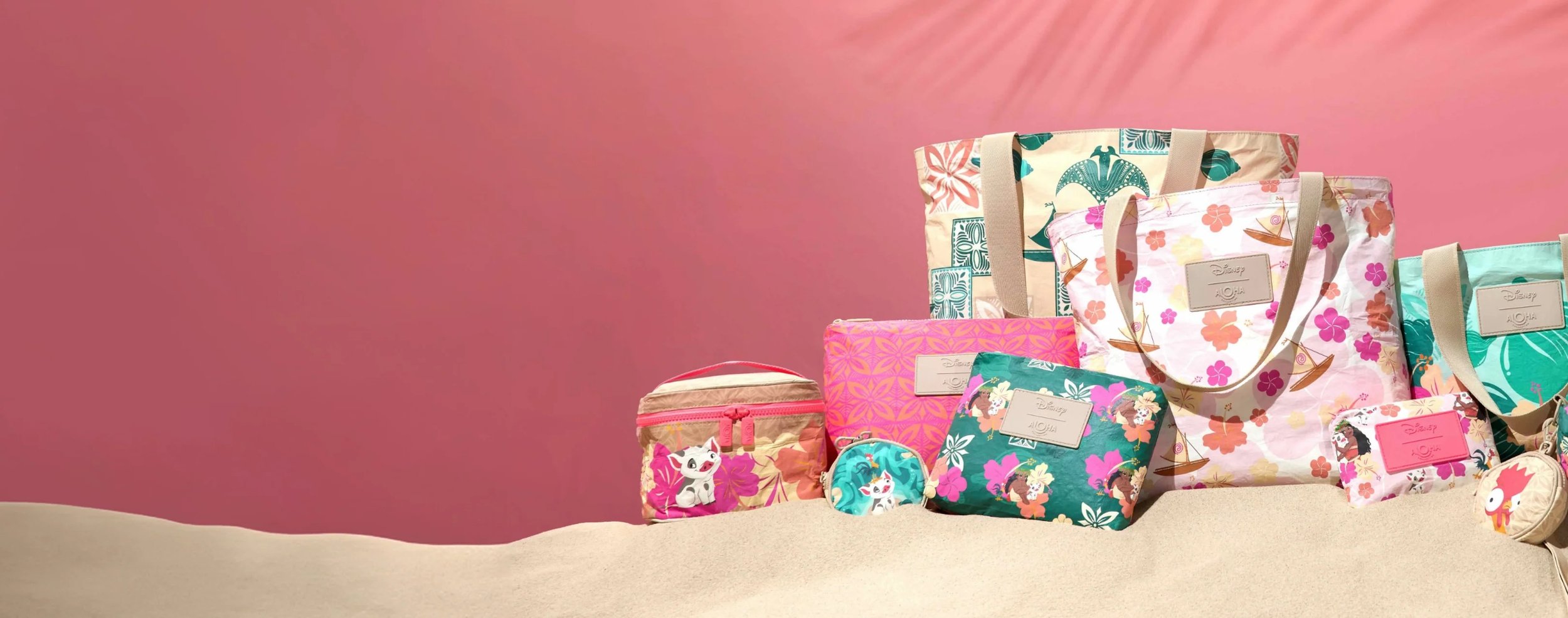 NEW✨Disney ALOHA COLLECTION モアナ ポーチ New Disney Aloha Moana 
