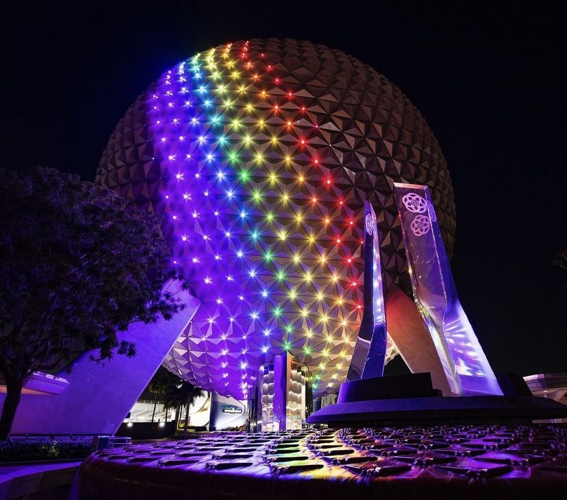 New “Rainbow Connection” Spaceship Earth Light Show Celebrating EPCOT's  Festival of the Arts — EXTRA MAGIC MINUTES