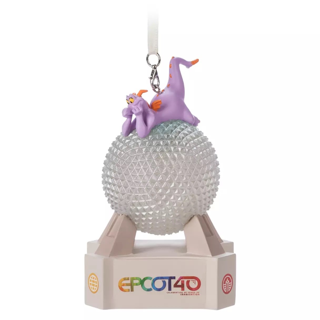 Spaceship Earth with Figment Ornament