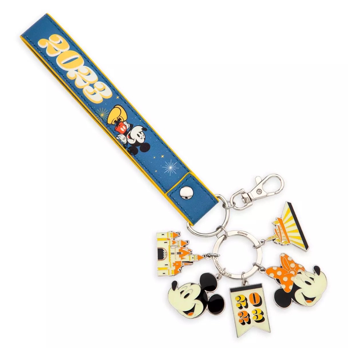  Theme Parks Disney Key Chain Epcot Mickey Flags Silhouette New  : Clothing, Shoes & Jewelry