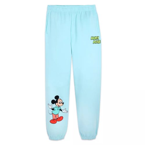 Walt Disney World Tie Dye Mickey Castle Lounge Pants Sweatpants for Women L  - 2X
