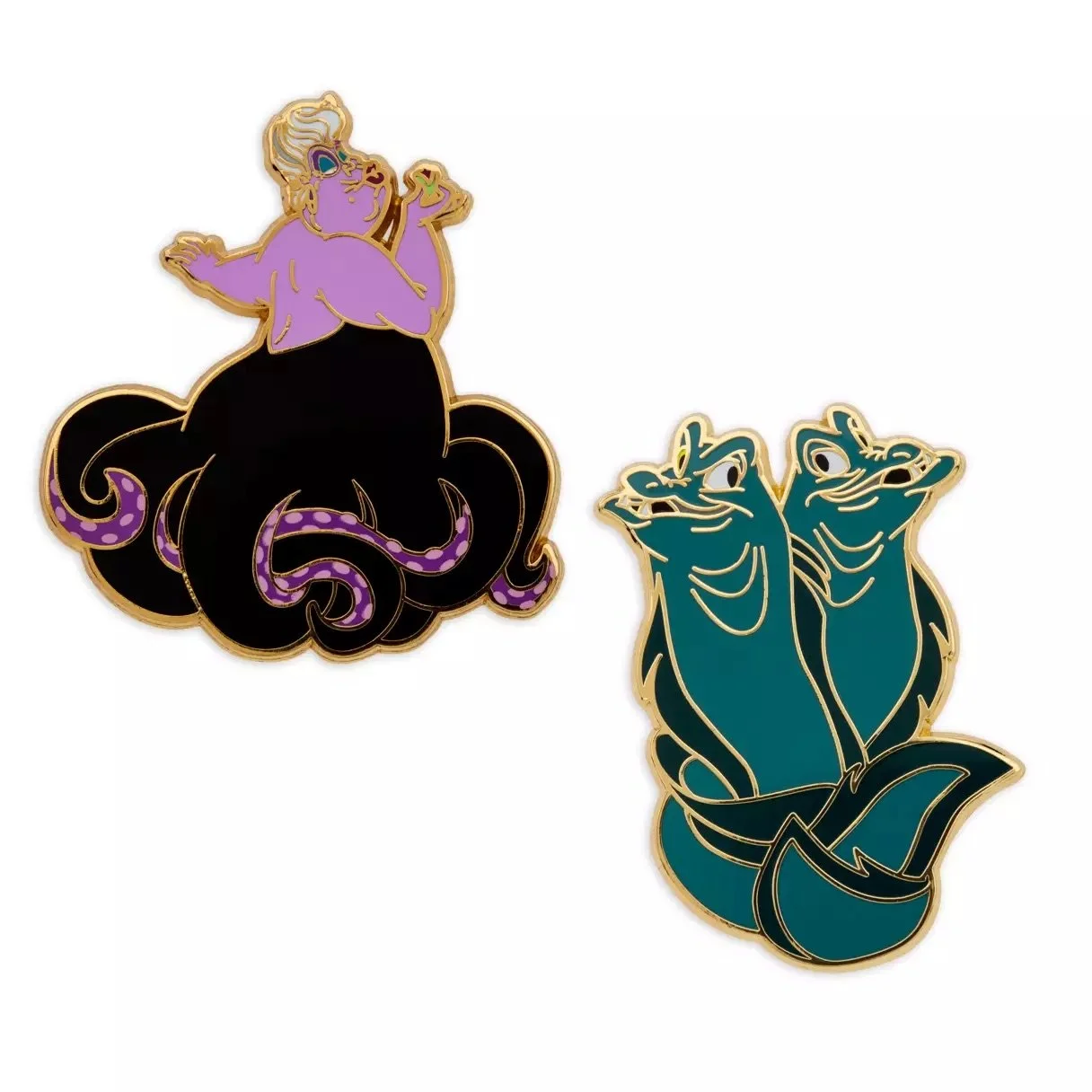 Ursula & Flotsam and Jetsam Pin Set