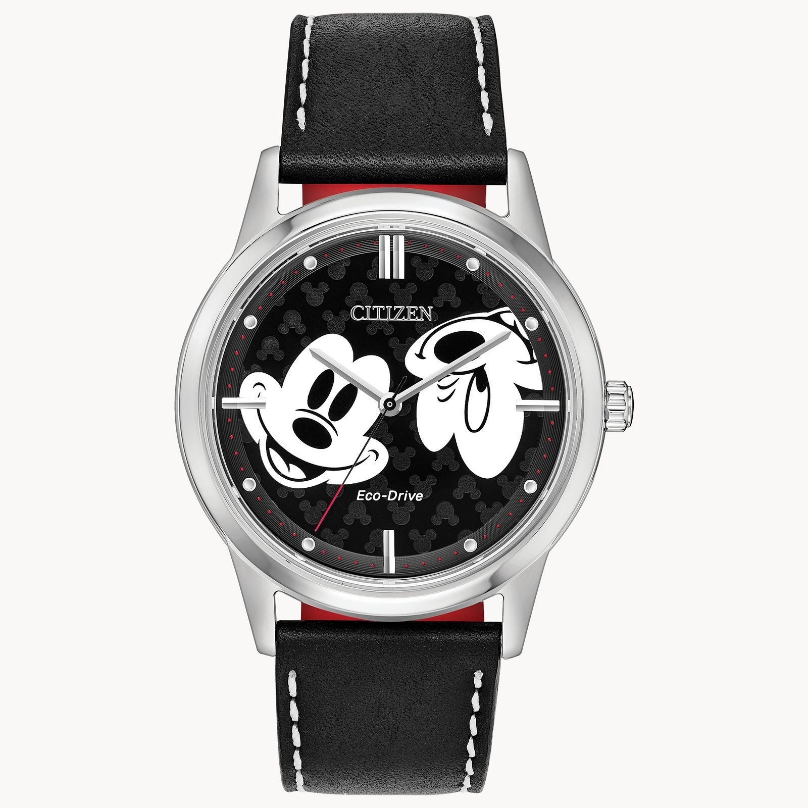Mickey Mouse Black &amp; Red Watch