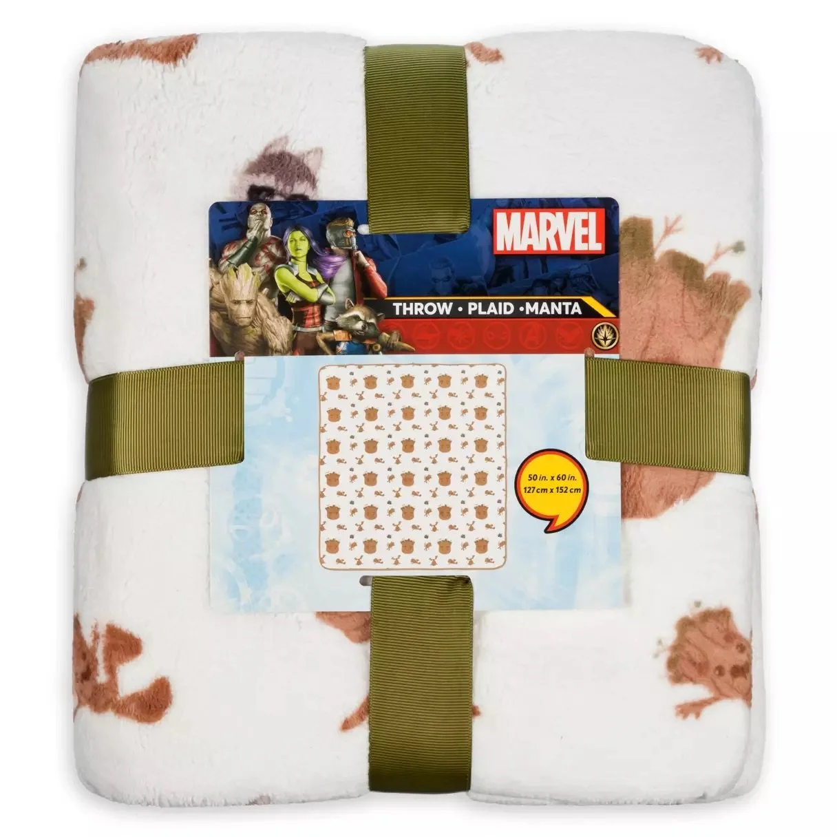 Groot and Rocket Fleece Throw