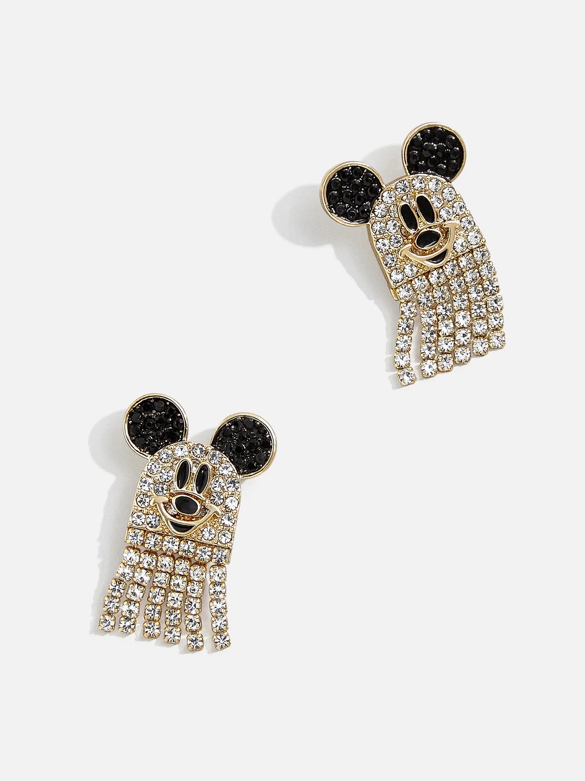 Mickey Crystal Fringe Ghost Earrings