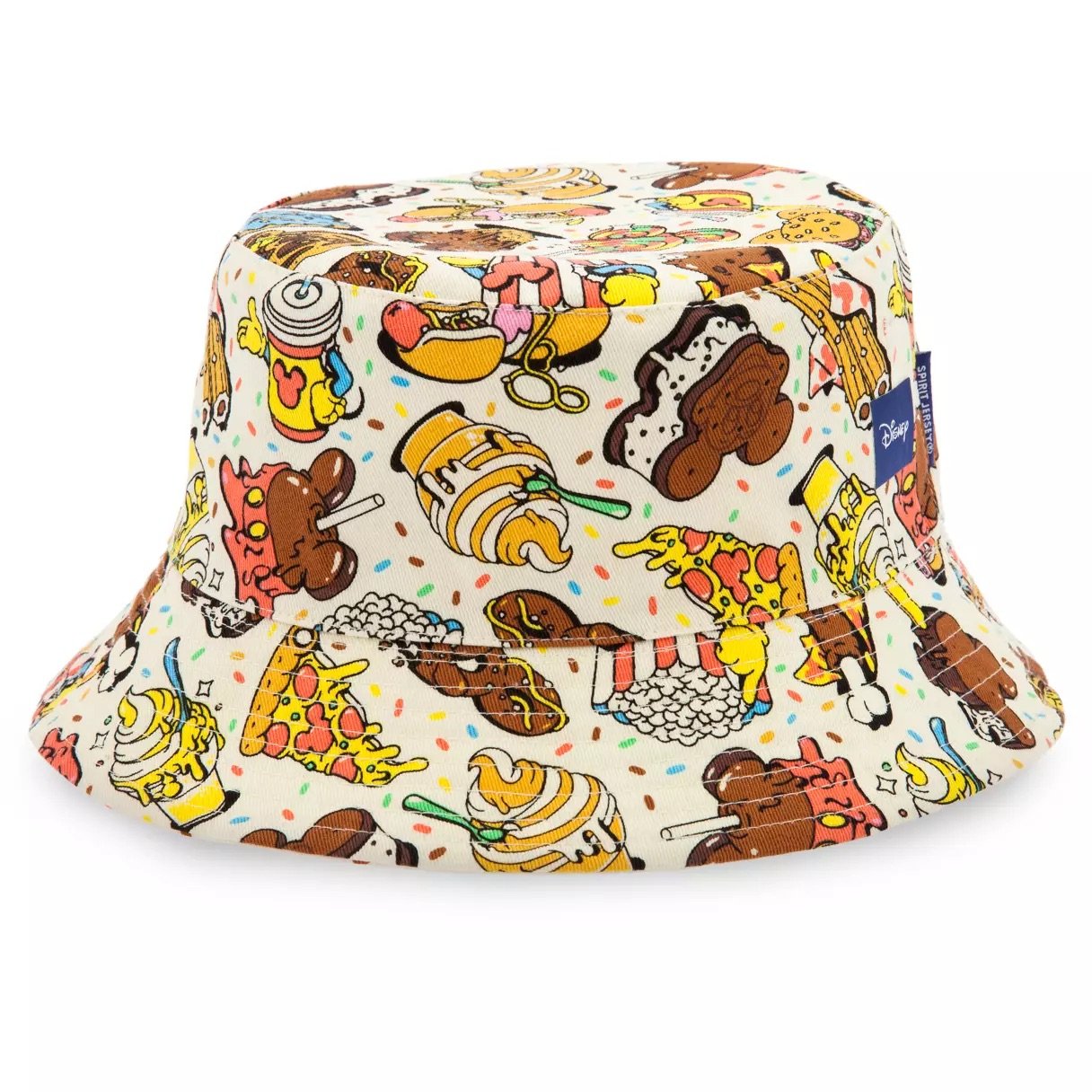 Reversible Food Icons Bucket Hat