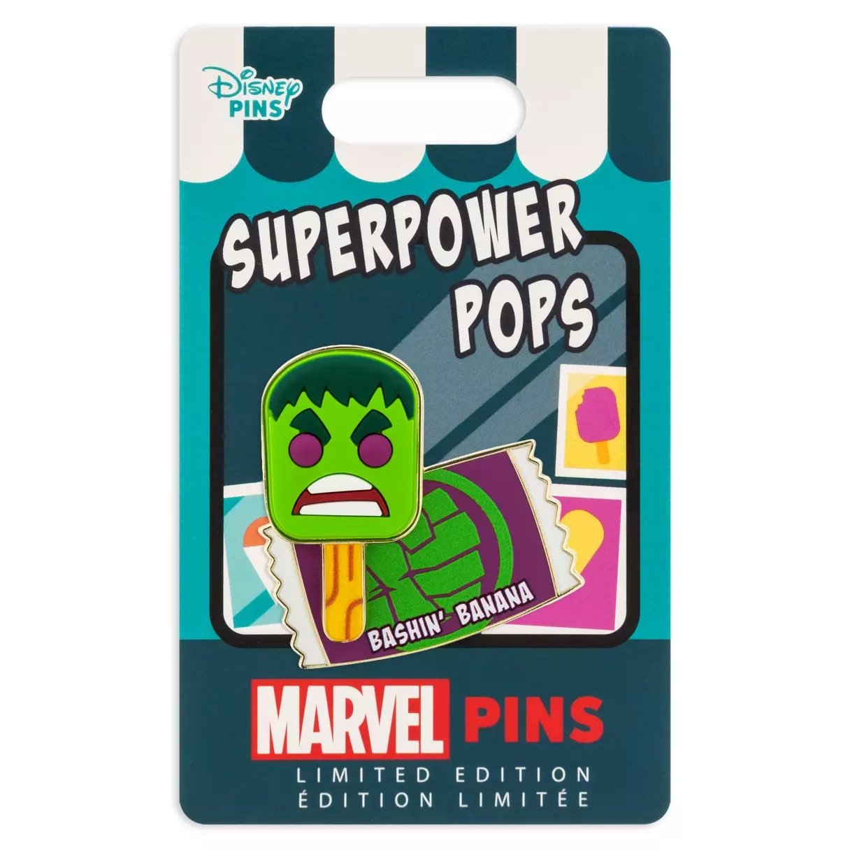 Hulk Bashin' Banana Superpower Pops Pin