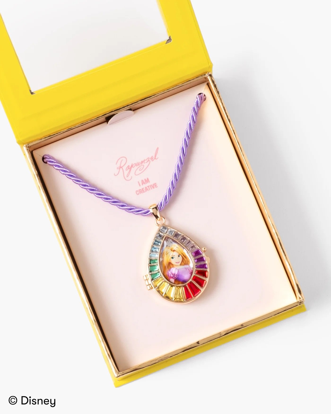 Disney Rapunzel Super Locket Necklace Disney x Super Smalls Merchandise Collection April 2024.jpeg