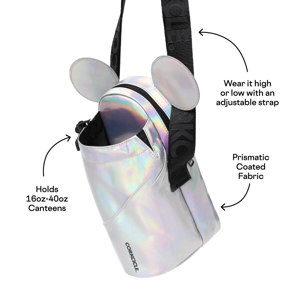 Mickey Prismatic Water Bottle Sling Bag