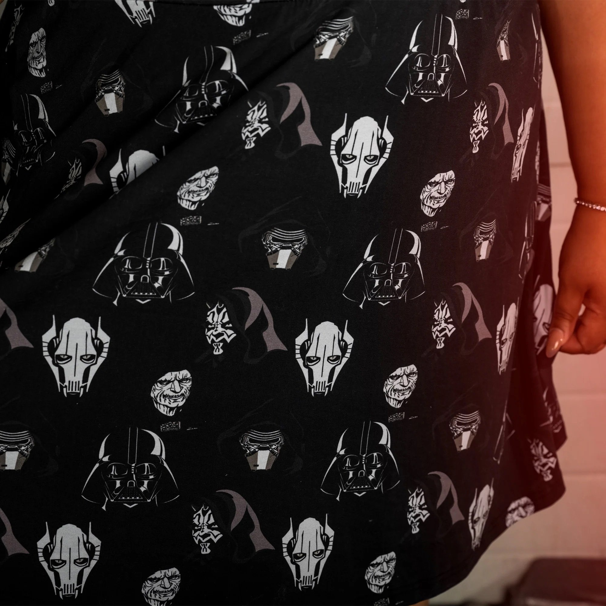 Dark Side Button Up Dress