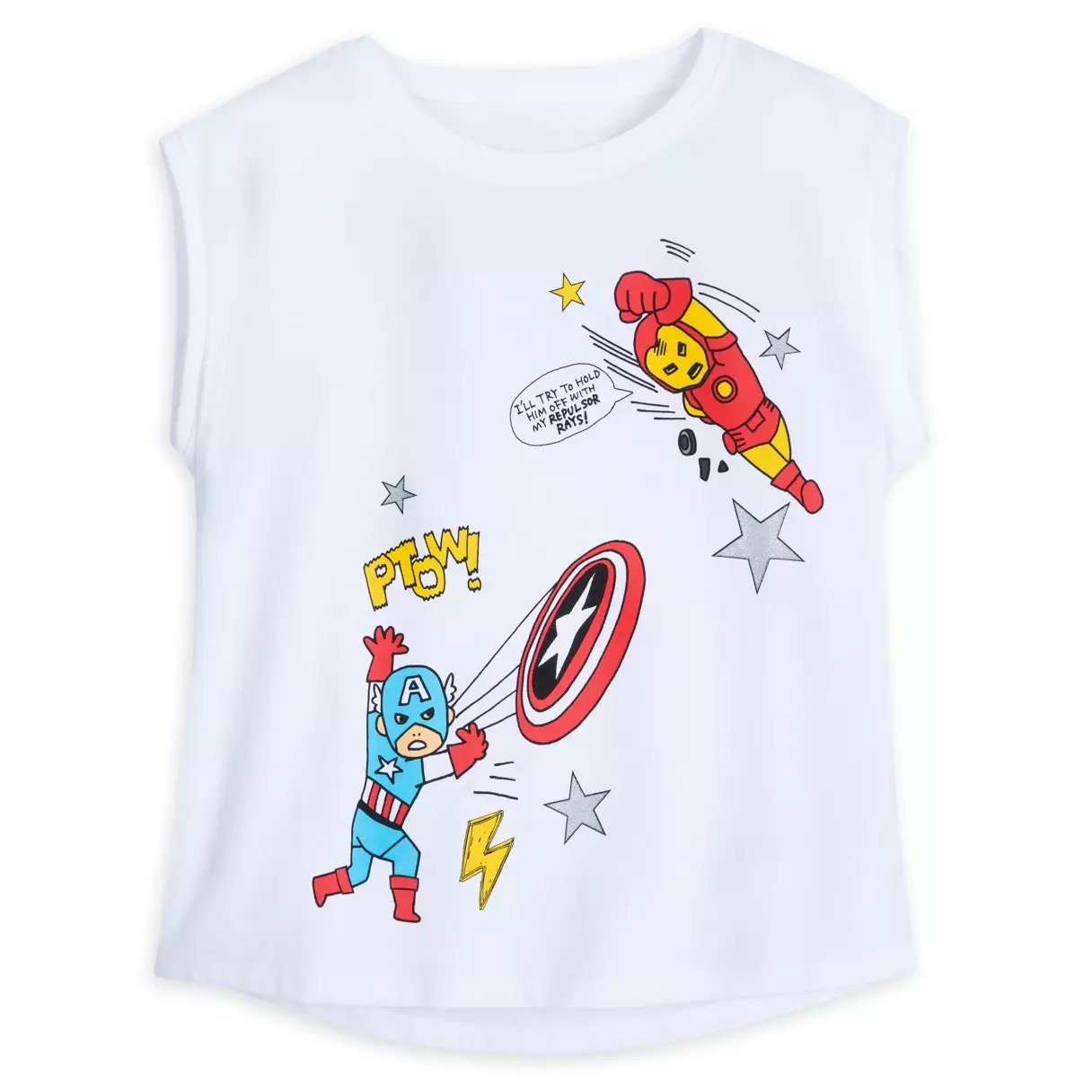 Kids Captain America &amp; Iron Man T-Shirt