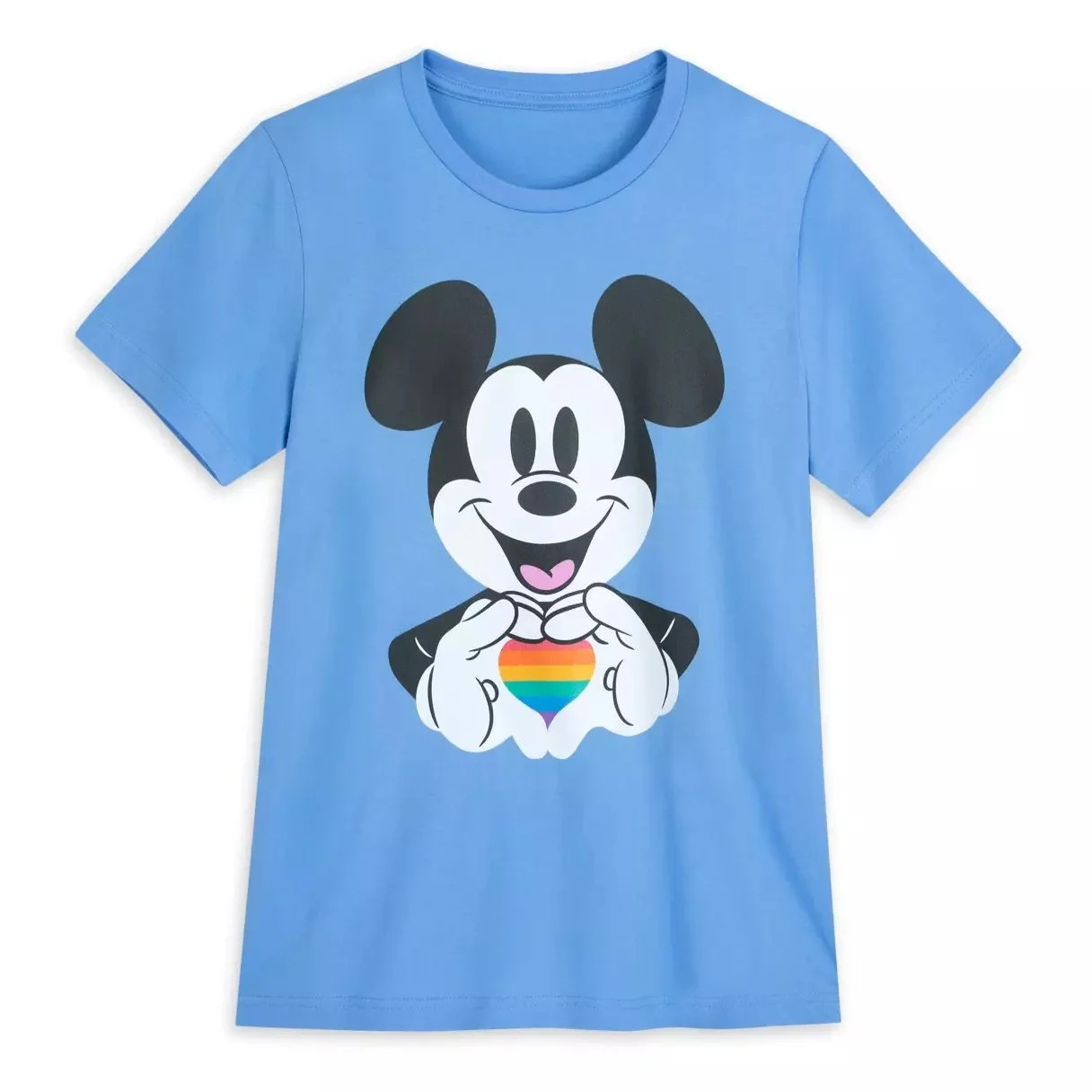 Mickey Rainbow Heart T-Shirt