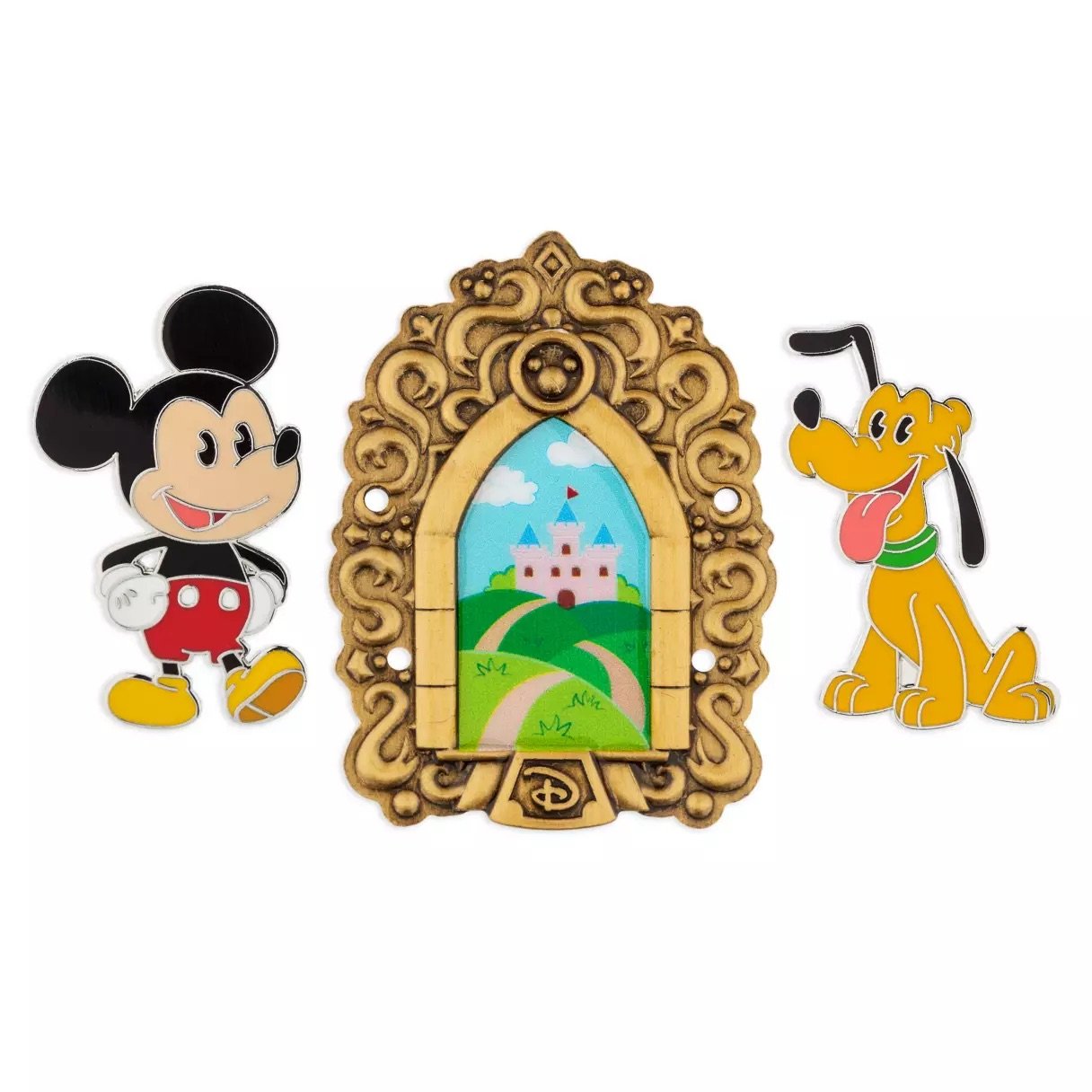 Mickey &amp; Pluto Build-a-Pin Set