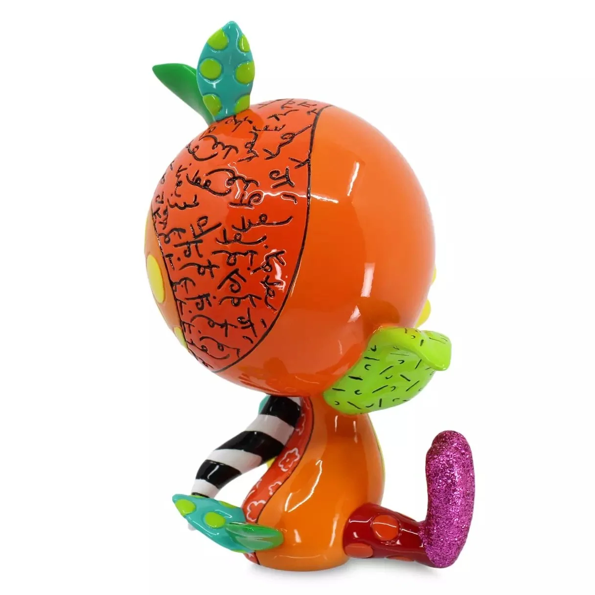Orange Bird Figure