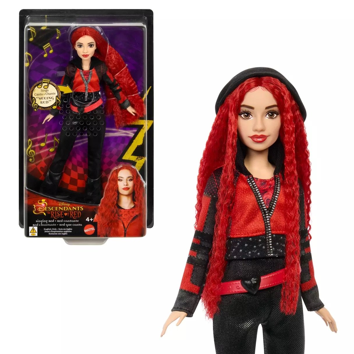 Red Singing Doll