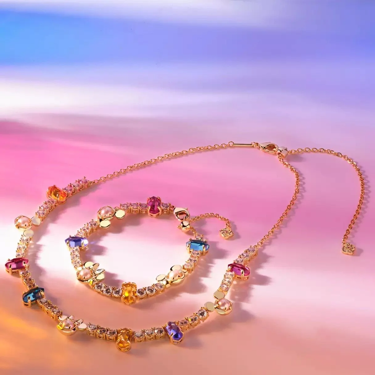 Kendra Scott Mickey And Minnie Bracelet Kendra Scott Multicolor