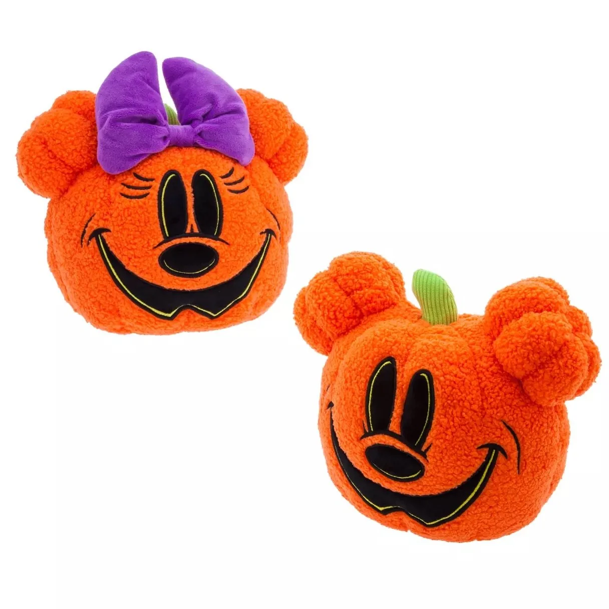 Mickey & Minnie Jack-o'-Lantern Throw Pillow Set