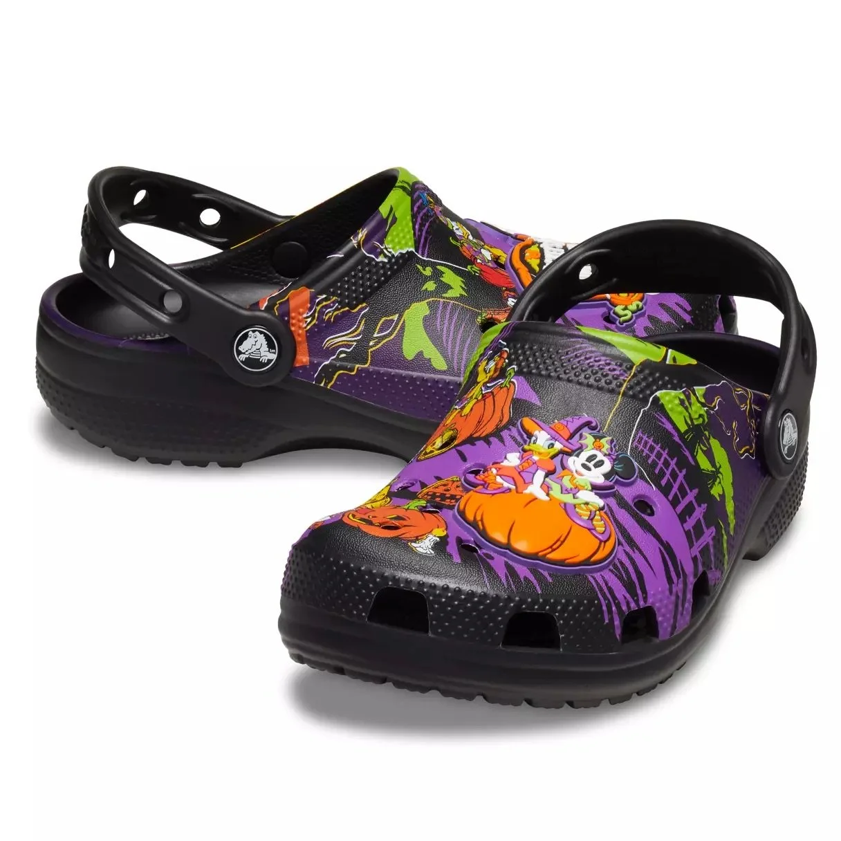 Kids Mickey & Friends Halloween Crocs Clogs