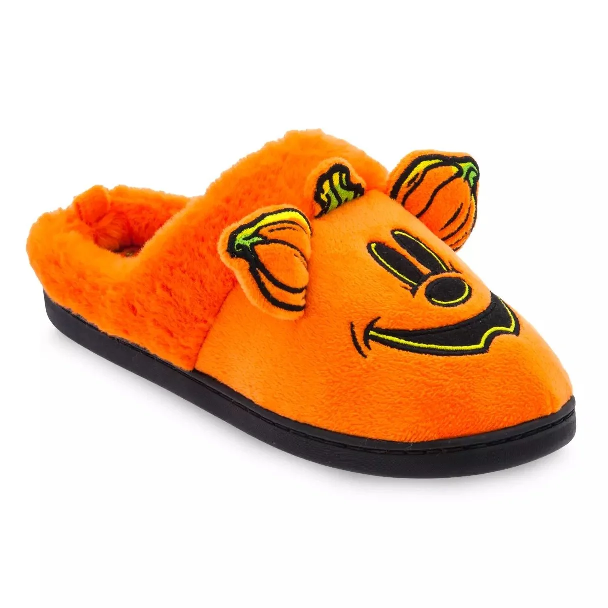 Mickey Halloween Plush Slippers