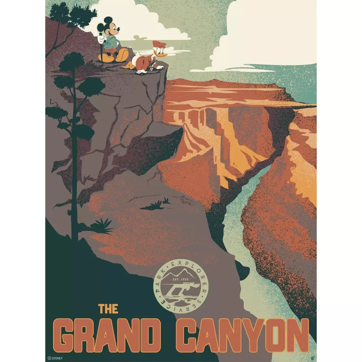 "Grand Canyon" - Mickey & Donald