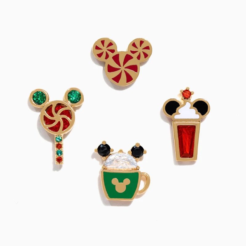 Mickey's Merry Munchies Earring Set - Gold
