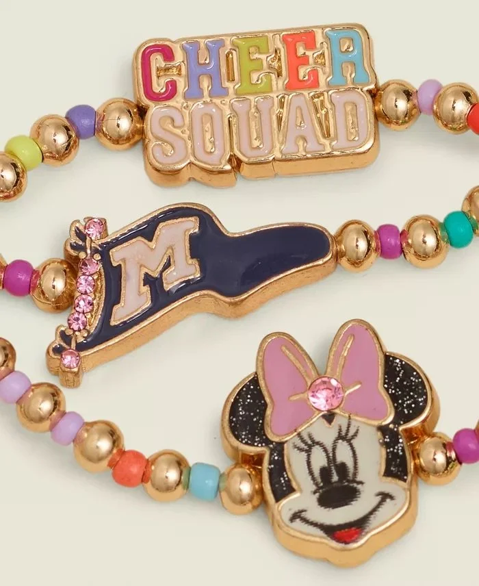 Minnie Cheer Squad Bracelet Set