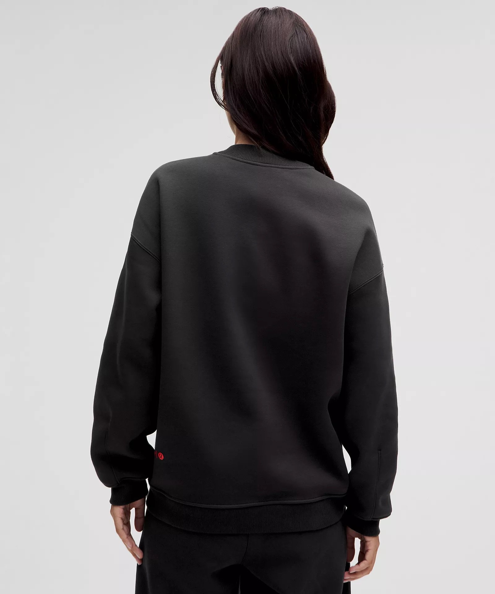 Mickey Fleece Oversized Pullover - Black